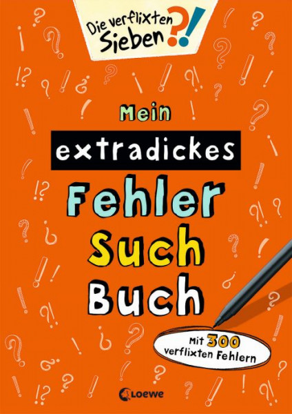 Loewe | Mein extradickes Fehler-Such-Buch (orange)