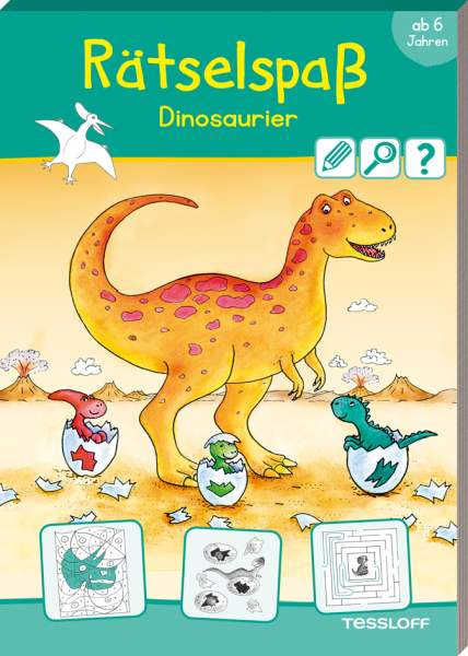 Tessloff Verlag Ragnar Tessloff GmbH & Co. KG | Rätselspaß Dinosaurier. Ab 6 Jahren | 
