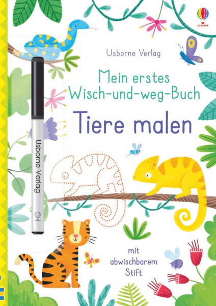 Usborne | Mein erstes Wisch-und-weg-Buch: Tiere malen