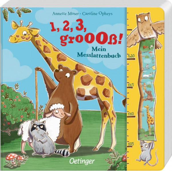 Verlag Friedrich Oetinger | 1,2,3 groooß! Messlattenbuch | 691/01483