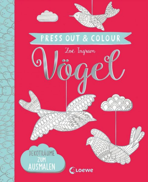 Loewe | Press Out & Colour - Vögel | 8924