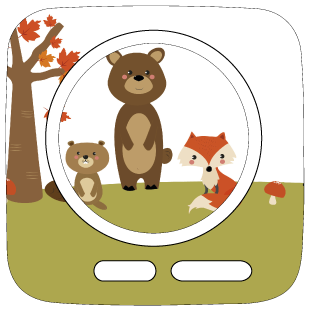 german-toys | Schutzfolie Waldfreunde | passend für die Toniebox 2
