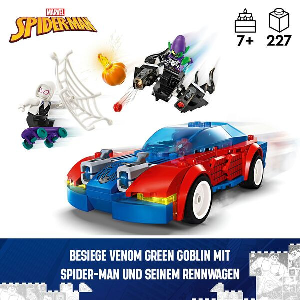 LEGO® | Marvel Super Heroes  Spider-Mans Rennauto & Venom Green Goblin | 76279