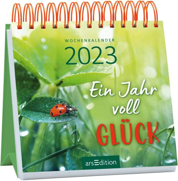 arsEdition | Mini-Wochenkalender Ein Jahr voll Glück 2023 | 