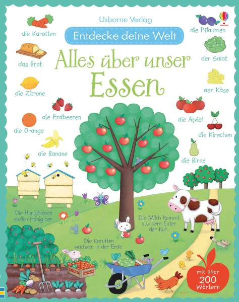 Usborne | Entdecke deine Welt: Alles über unser Essen | Brooks, Felicity