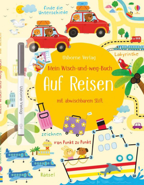 Usborne | Mein Wisch-und-weg-Buch: Auf Reisen