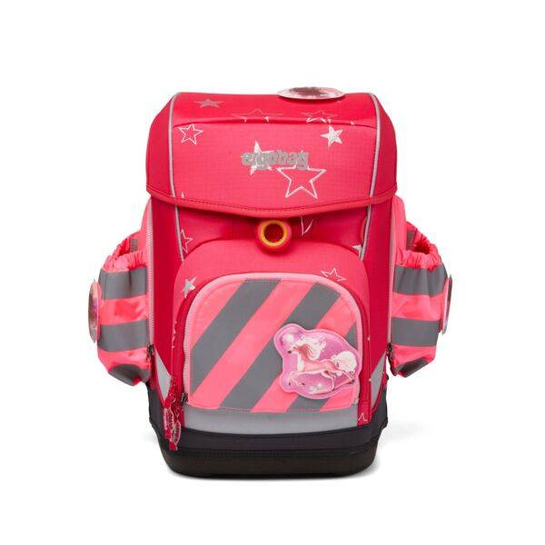Ergobag |  Seitentaschen Zip-Set mit Reflektorstreifen | Pink