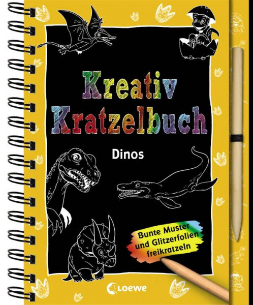 Loewe | Kreativ-Kratzelbuch: Dinos