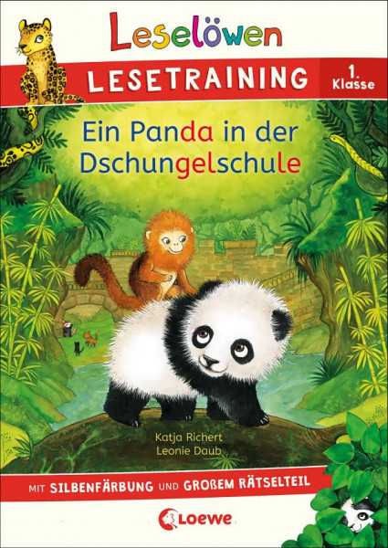 Loewe | Leselöwen Lesetraining 1. Klasse - Ein Panda in der Dschungelschule | Richert, Katja