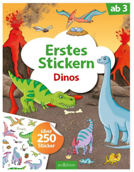 arsEdition | Erstes Stickern Dinos