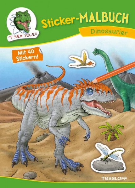 Tessloff | Sticker-Malbuch. Dinosaurier