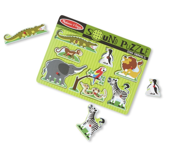 Melissa & Doug | Sound Puzzle | Tiere im Zoo