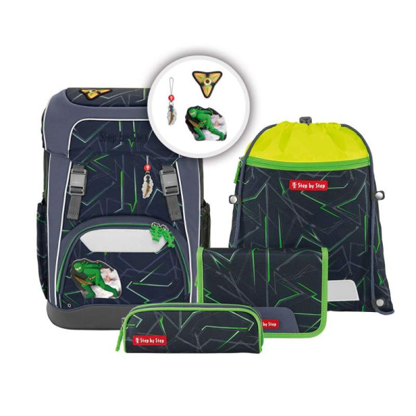 HAMA | GIANT Schulrucksack-Set "Ninja Kimo", 5-teilig | 213424