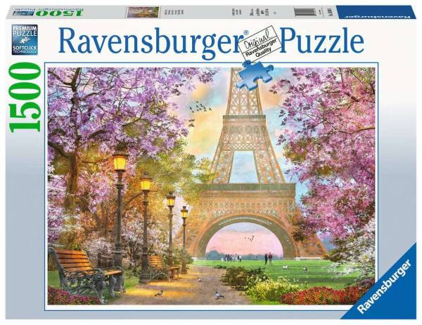 Ravensburger Puzzle | Verliebt in Paris | 1500 Teile