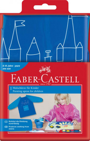 Faber-Castell | Malschürze für Kinder | blau