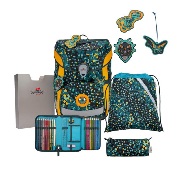 Schulranzen Set | ErgoFlex Easy Set | Dino Time