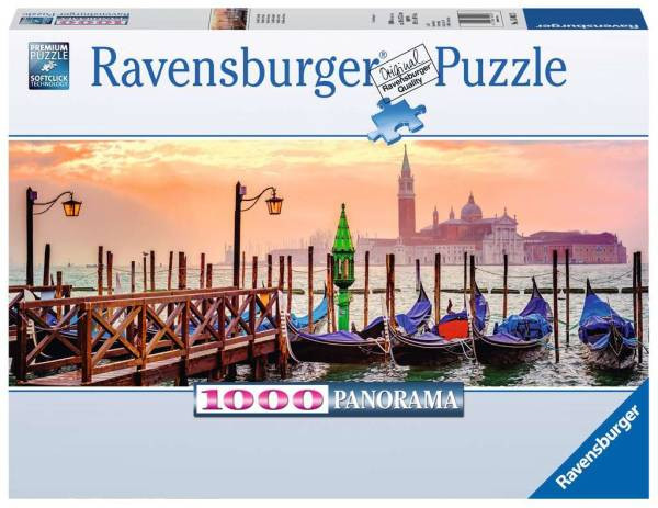 Ravensburger Puzzle | Gondeln in Venedig | 1000 Teile