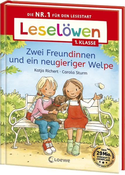 Loewe | Leselöwen 1. Klasse - Zwei Freundinnen und ein neugieriger Welpe | Richert, Katja