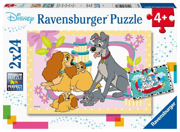 Ravensburger Puzzle | Disneys liebste Welpen | 24 Teile