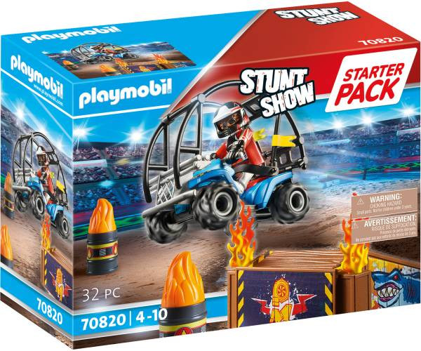 Playmobil | Starter Pack Stuntshow Quad mit Feuerrampe | 70820