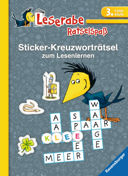 Ravensburger Buchverlag | Sticker-Kreuzworträtsel zum Lesenlernen (3. Lesestufe)