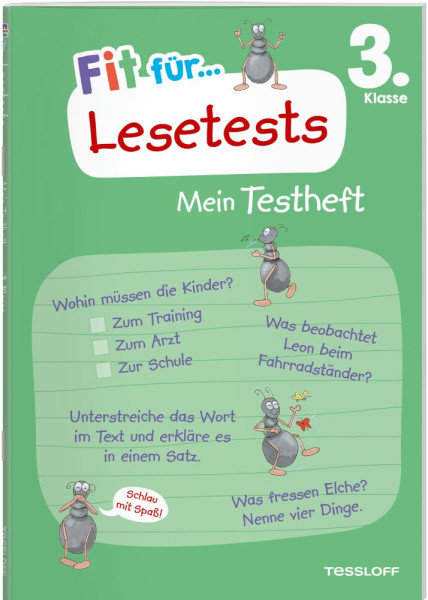 Tessloff Verlag Ragnar Tessloff GmbH & Co. KG | Fit für Lesetests 3. Klasse. Mein Testheft | Meyer, Julia