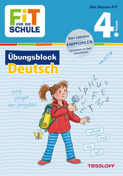 Tessloff Verlag Ragnar Tessloff GmbH & Co. KG | FiT FÜR DIE SCHULE: Übungsblock Deutsch 4. Klasse