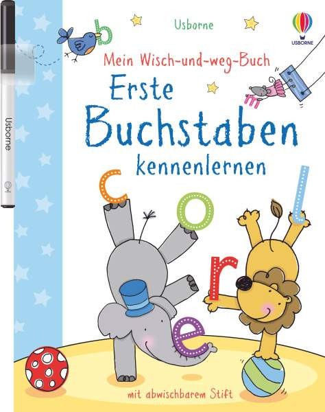 Usborne | Mein Wisch-und-weg-Buch: Erste Buchstaben kennenlernen | 