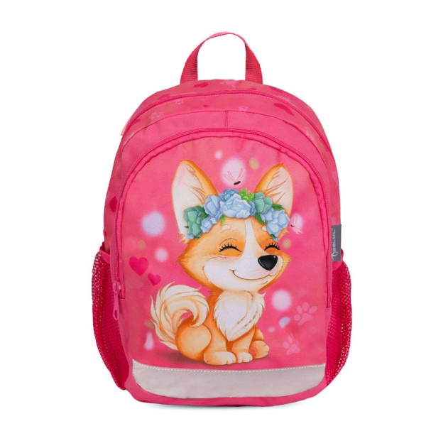 Belmil | Kiddy Plus Kindergartenrucksack "Cute Puppy" für 3-6 Jährige Kinder mit Brustgurt | 305-4/A/43