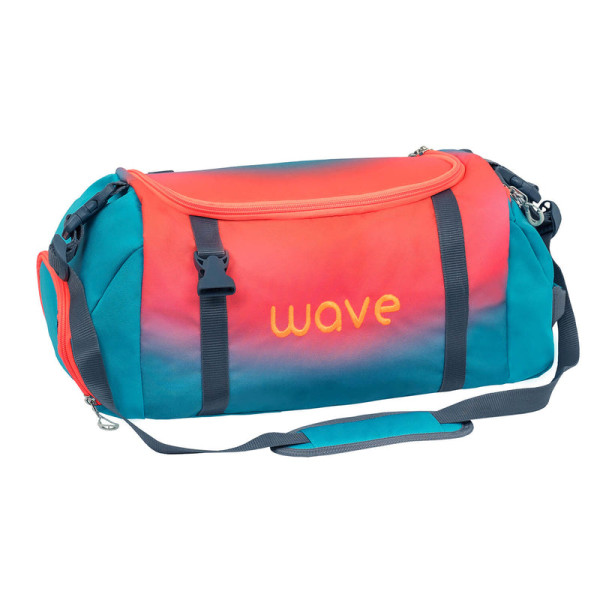 Belmil | Wave Sporttasche "Ombre Neon Orange and Bluebird" | 2205/62