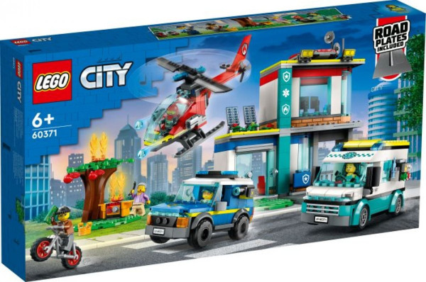LEGO® City | Hauptquartier der Rettungsfahrzeuge
