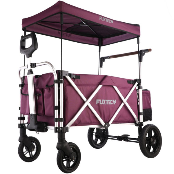 FUXTEC Bollerwagen CTL-900 – Luxus für Familie und Freizeit | Purpur