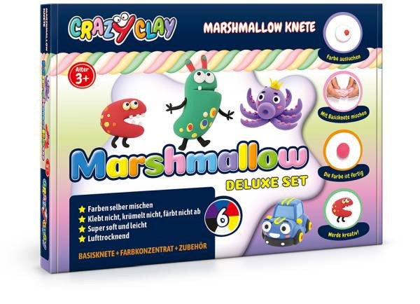 Crazy Clay | Crazy Clay - Marshmallow Deluxe-Set