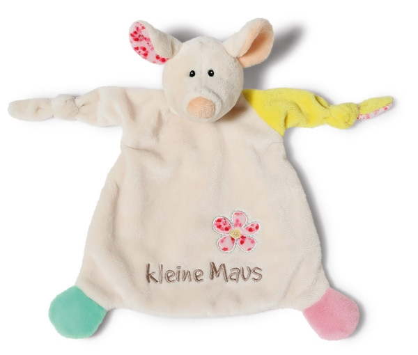 Nici | Schmusetuch Maus kleine Maus 25 x 25 cm | 40039