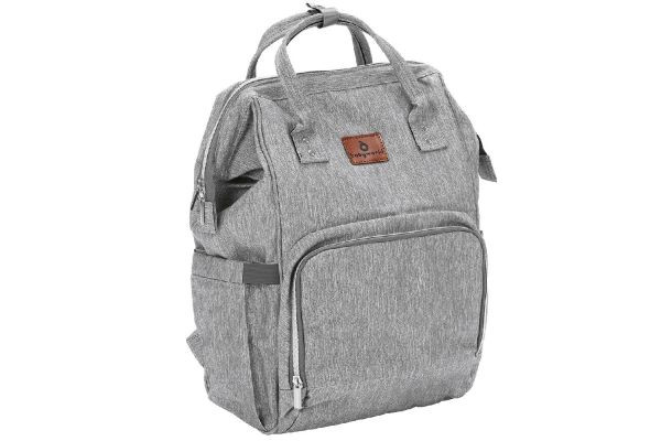 BABYWORLD | Wickelrucksack | grau-melange