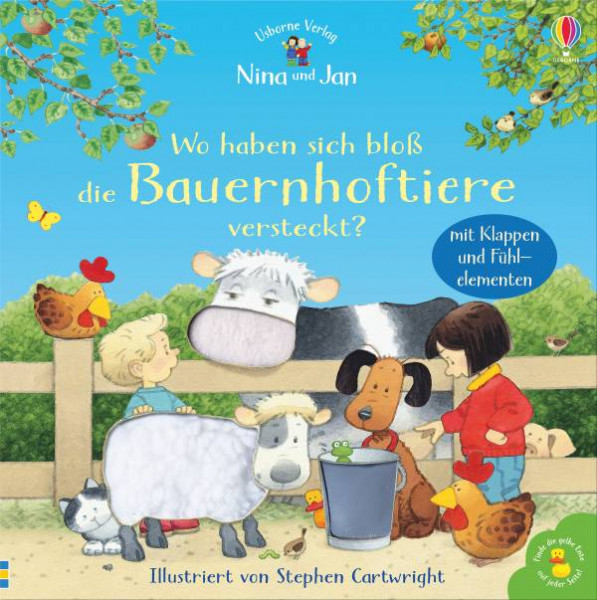 Usborne | Nina und Jan - Wo haben sich bloß die Bauernhoftiere versteckt?