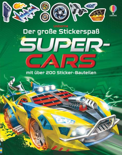 Usborne | Der große Stickerspaß: Supercars | Tudhope, Simon