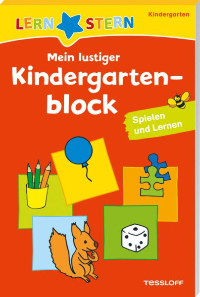 Tessloff Verlag Ragnar Tessloff GmbH & Co. KG | LERNSTERN Mein lustiger Kindergartenblock Spielen und Lernen | 