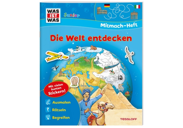 Tessloff Verlag Ragnar Tessloff GmbH & Co. KG | WAS IST WAS Junior Mitmach-Heft Die Welt entdecken