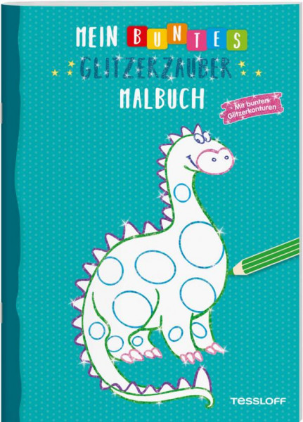 Tessloff | Mein buntes Glitzerzauber-Malbuch (Drache)