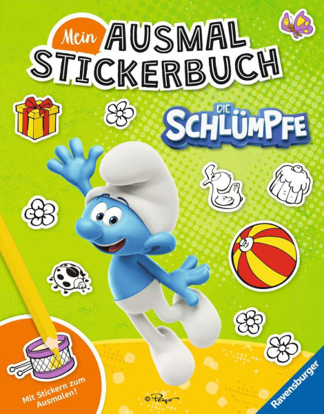 Ravensburger | Mein Ausmalstickerbuch: Die Schlümpfe | 49777