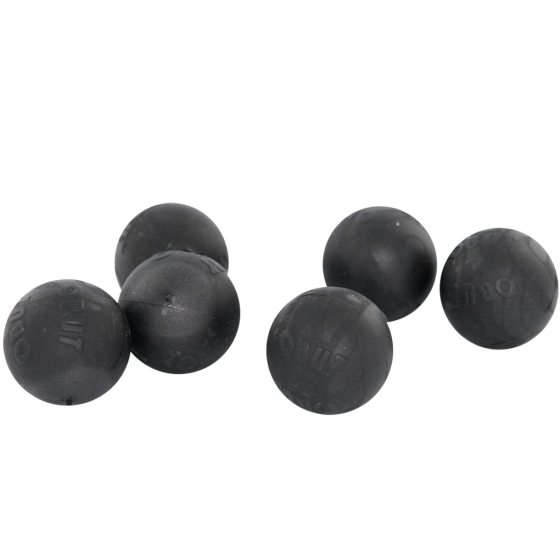 Obut | 6 Zielkugeln (Verbundstoff, schwarz, magnetisch) | 6BIAOC