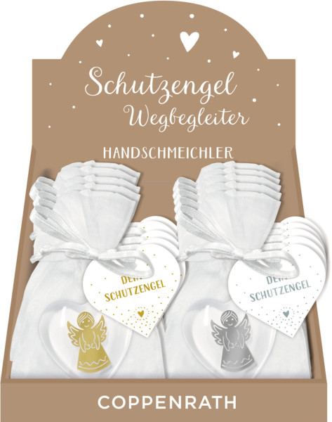 Coppenrath | Handschmeichler Kunstharz: Herz mit Engel | sortiert