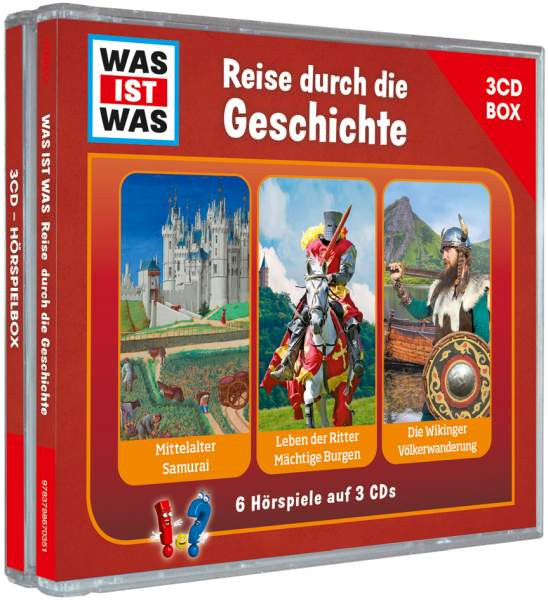 Tessloff Verlag Ragnar Tessloff GmbH & Co. KG | Was ist Was Reise durch die Geschichte CD Hörspielbox | 