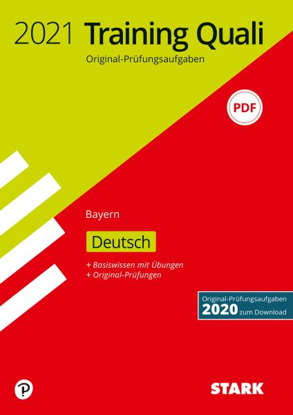 Stark Verlag GmbH | STARK Training Abschlussprüfung Quali Mittelschule 2021 - Deutsch 9. Klasse - Ba