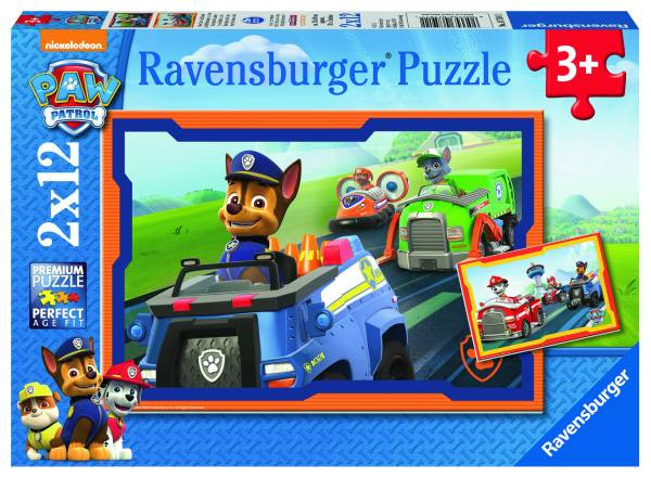 Ravensburger Puzzle | Paw Patrol im Einsatz | 2x12 Teile