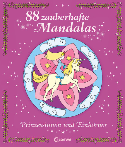 Loewe | 88 Mandalas Prinzessinnen und Einhörner | 7023