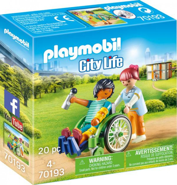 PLAYMOBIL® City Life | Patient im Rollstuhl | 70193