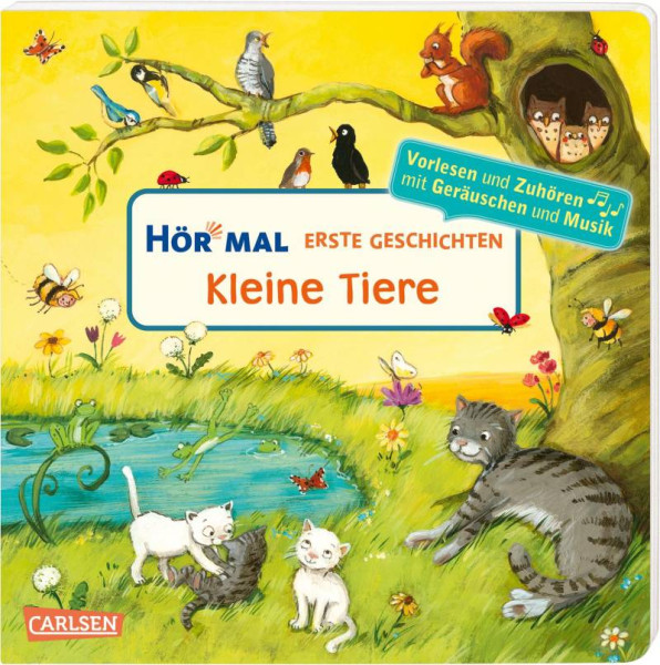 Carlsen | Hör mal (Soundbuch): Erste Geschichten: Kleine Tiere | Höck, Maria