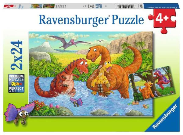 Ravensburger | Spielende Dinos 2x24 T | 050307